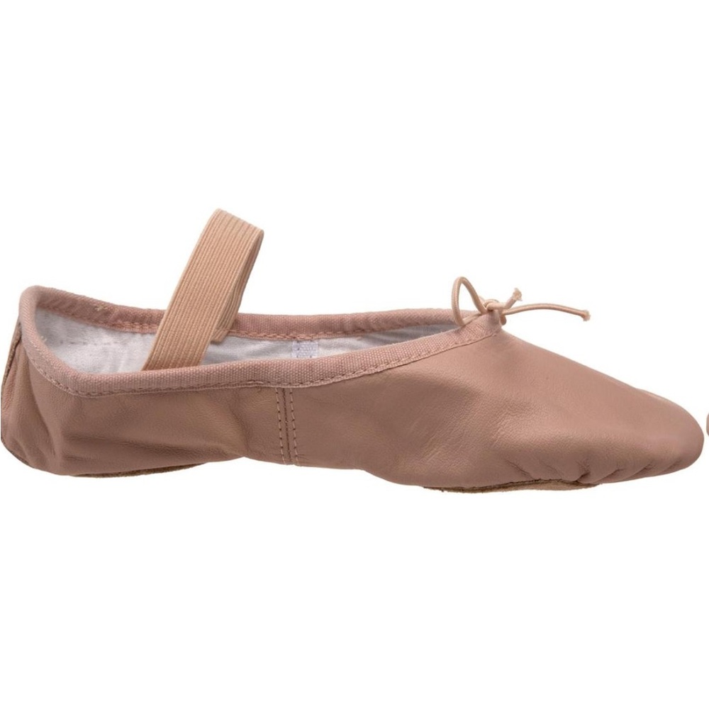 Bloch Dansoft II Ballet Flats Toddler/Little Kid Beige Size 1.5 Leather NEW - Picture 5 of 6